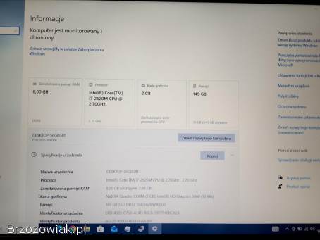 Laptop Dell Precision M4600 i7 8GB NVIDIA Quadro 1000M