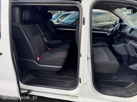 Citroen Jumpy 2.  0HDi122KM Long -  Gwarancja -  Brygadówka,  6osobowy,  VAT 23,  Brutto