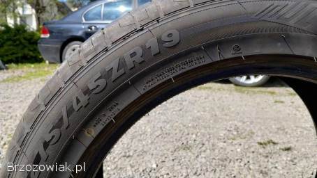 Opony 275/45 r19 -  praktycznie nowe -  przejechały 400 km -