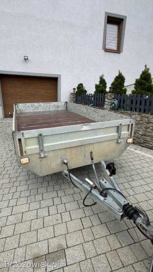 Przyczepa ciężarowa dwuosiowa DMC 2000 kg