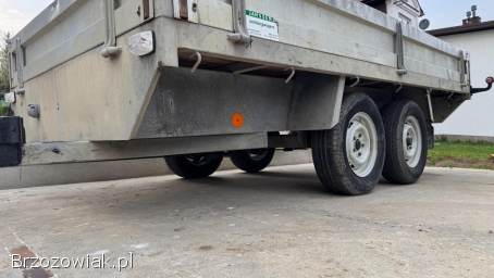Przyczepa ciężarowa dwuosiowa DMC 2000 kg