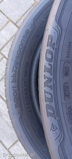 215/50r17 DUNLOP,  2 lub 4 opony 17 cali,  j,  nowe,  demo,