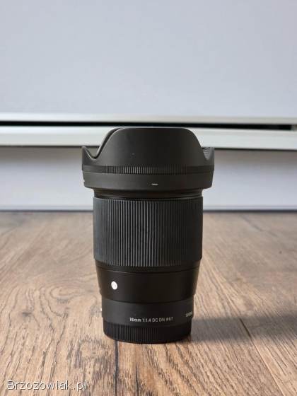Obiektyw Sigma 16mm f/1.  4 DC DN (Sony E)