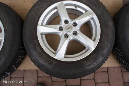 Alufelgi Opel Mokka Astra J,  K 6,  5Jx16 cal 5x105x56,  6 j.  Nowe Opony 215/65R16 102H