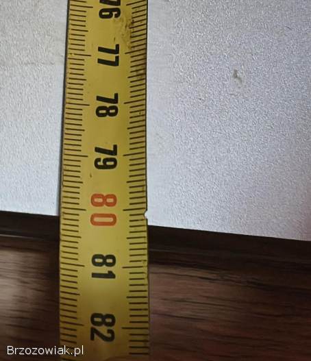 Duży zegar ścienny 80 cm x 30 cm Szklano aluminiowy