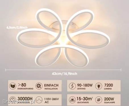 Lampa sufitowa LED