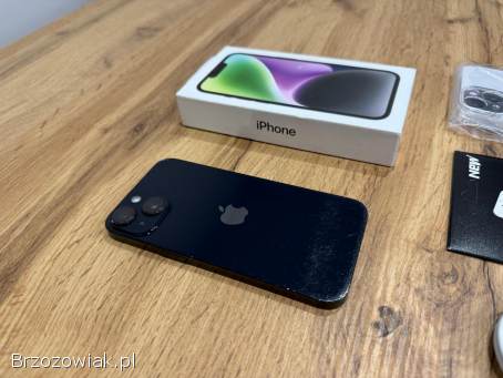 Okazja!  Iphone 14 -  Midnight!  Bateria 100!  Gwarancja!  Polecam!