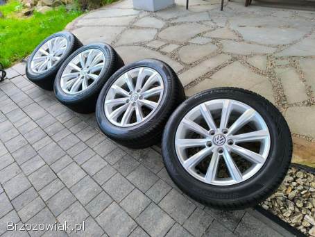 Alufelgi 17 5x112 opony 215/55R17 VW Audi Seat Skoda model London
