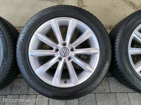 Alufelgi 17 5x112 opony 215/55R17 VW Audi Seat Skoda model London