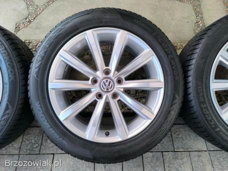 Alufelgi 17 5x112 opony 215/55R17 VW Audi Seat Skoda model London