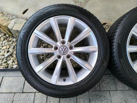 Alufelgi 17 5x112 opony 215/55R17 VW Audi Seat Skoda model London
