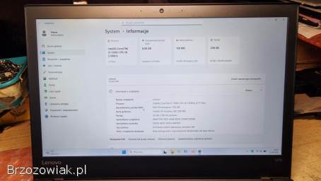 Lenovo ThinkPad T470 14 FHD IPS i5-7200U 8GB DDR4 256GB SSD Win11