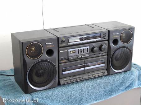 Radio odtwarzacz Panasonic RX-TC980 sprawny Vintage.  DOSTAWA.
