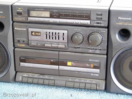 Radio odtwarzacz Panasonic RX-TC980 sprawny Vintage.  DOSTAWA.