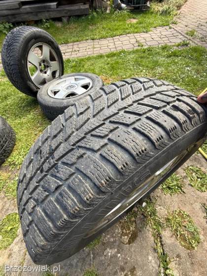 Felgi 15,  5 x 100 do VW Golf 4,  opony zimowe
