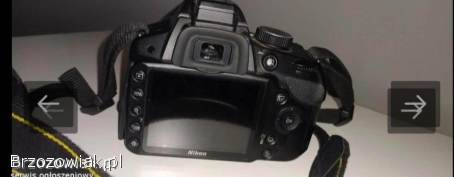 Aparat NIKON D3200 + Obiektyw NIKKOR LENS