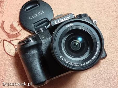 Aparat Panasonic Lumix DMC-G7 4K obiektyw G vario 12-60/3.  5-5.  6