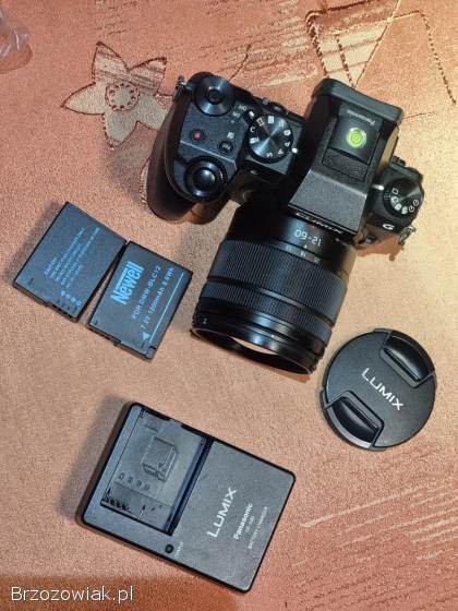 Aparat Panasonic Lumix DMC-G7 4K obiektyw G vario 12-60/3.  5-5.  6