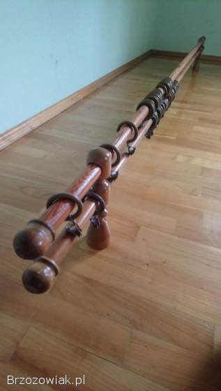 Karnisz Drewniany 250cm.