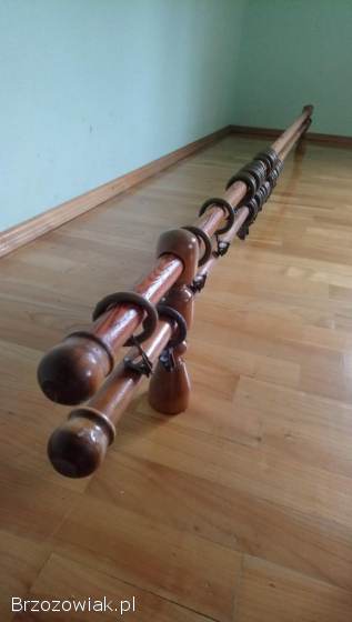 Karnisz Drewniany 250cm.