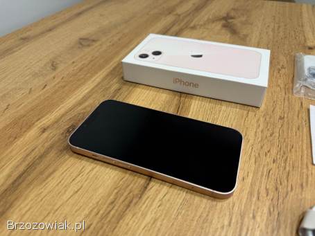 Okazja!  Iphone 13 Różowy!  Gwarancja!  Kondycja Bat 100!  Polecam!