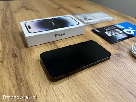 Okazja!  Iphone 14 Pro Space Black!  Super Stan!  Gwarancja!  Bateria 100!