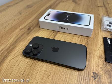 Okazja!  Iphone 14 Pro Space Black!  Super Stan!  Gwarancja!  Bateria 100!