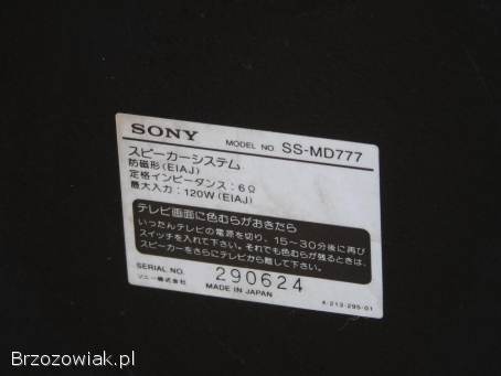 Kolumny stereo Sony SS-MD777 mocne i sprawne.  DOSTAWA.