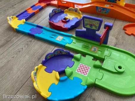 Tor samochodowy Vtech 3 tory wyścigowy zabawkowy zabawka dla dziecka prezent