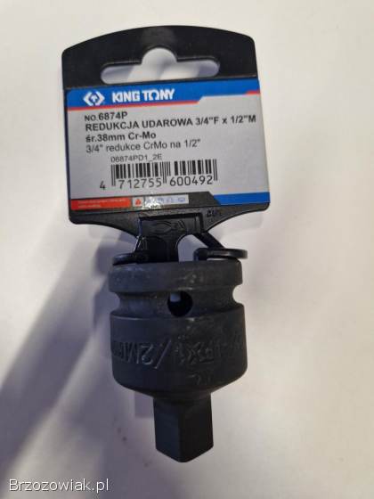 Klucz udarowy MAKITA 40V TW001G 3/4 + aku + adapter + skrzynka
