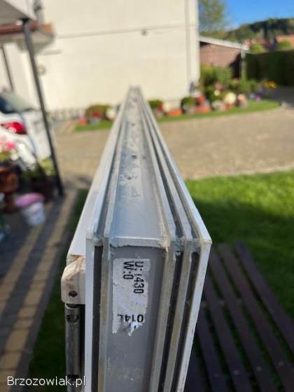 Okno PCV białe szerokość 174cm x 144cm wysokość