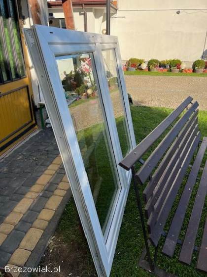 Okno PCV białe szerokość 174cm x 144cm wysokość
