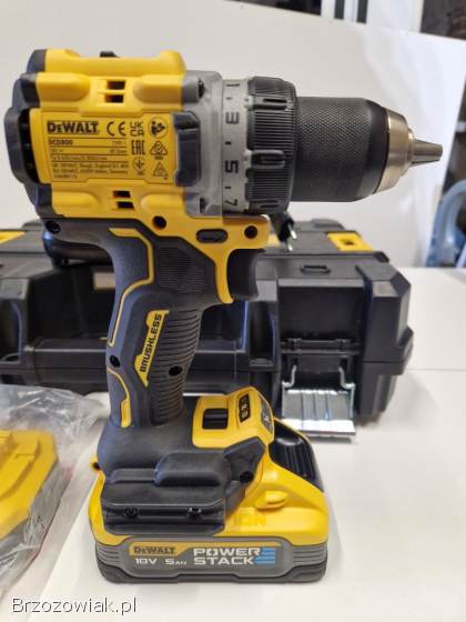 Wiertarko-Wkrętarka Dewalt DCD800 + 2 x aku + ładowarka + skrzynka