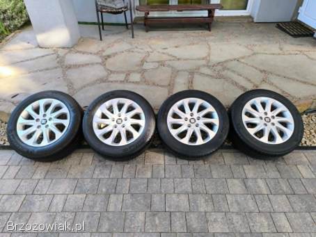 Alufelgi 16 5x112 opony letnie 205/55R16 ori Seat Leon pasujące do Audi VW Skoda