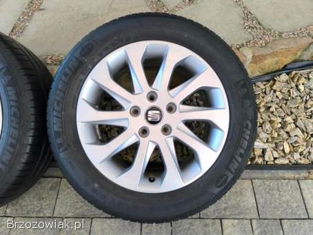 Alufelgi 16 5x112 opony letnie 205/55R16 ori Seat Leon pasujące do Audi VW Skoda