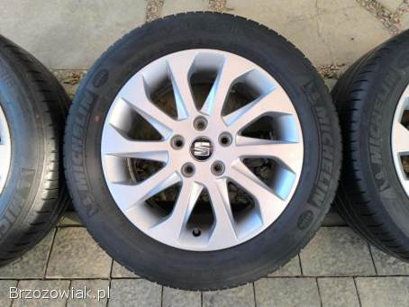 Alufelgi 16 5x112 opony letnie 205/55R16 ori Seat Leon pasujące do Audi VW Skoda