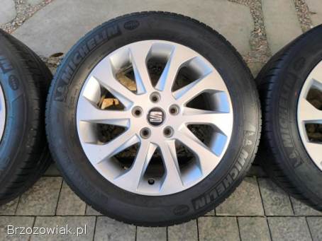 Alufelgi 16 5x112 opony letnie 205/55R16 ori Seat Leon pasujące do Audi VW Skoda