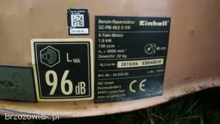 Kosiarka spalinowa z napędem Einhell GC-PM 46cm 4,  5KM