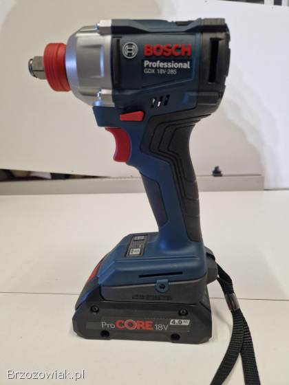 Klucz udarowy Bosch GDX 18V-285 + 2 x aku + ładowarka