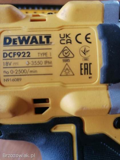 Klucz Dewalt 18v.
