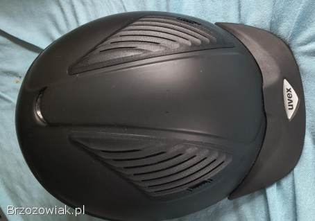 Kask jeździecki Uvex Reithelm exxential black mat S-M