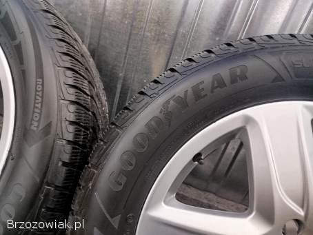 4 koła 18 cali alufelgi oryg AUDI A4 A6 Q3 Q5 opony GOODYEAR