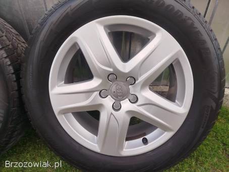 4 koła 18 cali alufelgi oryg AUDI A4 A6 Q3 Q5 opony GOODYEAR