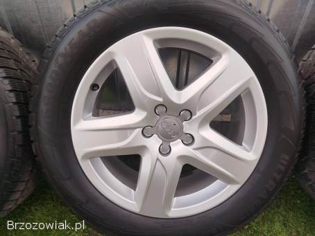 4 koła 18 cali alufelgi oryg AUDI A4 A6 Q3 Q5 opony GOODYEAR