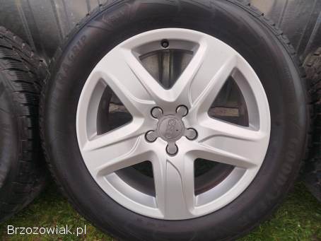 4 koła 18 cali alufelgi oryg AUDI A4 A6 Q3 Q5 opony GOODYEAR