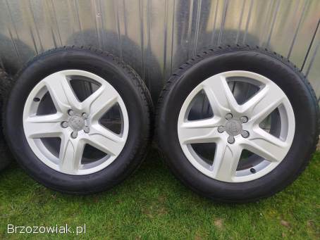 4 koła 18 cali alufelgi oryg AUDI A4 A6 Q3 Q5 opony GOODYEAR