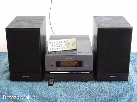 Wieża Sony pilot USB mp-3 CD RDS AUX kol.  DOSTAWA