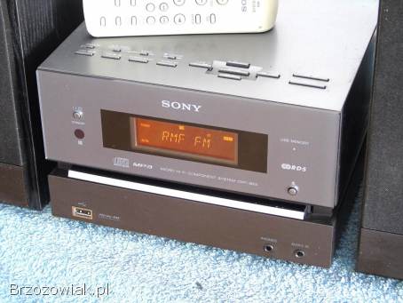 Wieża Sony pilot USB mp-3 CD RDS AUX kol.  DOSTAWA