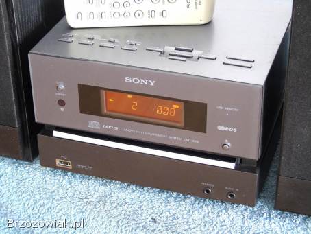 Wieża Sony pilot USB mp-3 CD RDS AUX kol.  DOSTAWA