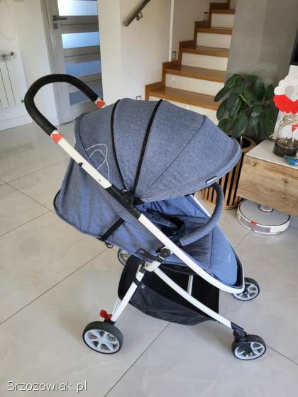 Wózek spacerowy spacerówka lekka aluminiowa rama